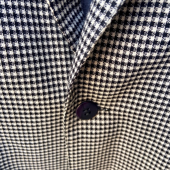 Bugatchi houndstooth one-button blazer - Picture 4 of 6